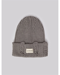 Вязаная шапка-бини рваная Zolla