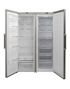 Морозильная камера Korting KNFR 1837 X, нержавеющая сталь