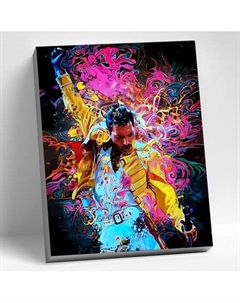 Картина по номерам 40х50 Фредди Меркьюри 26 цветов Республика