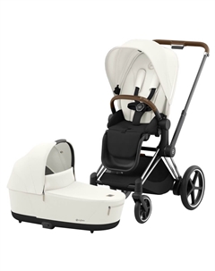 Детская коляска Priam IV Chrome Brown 2в1 Off White Cybex