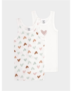 Майка для девочки в упаковке 2 шт Crockid