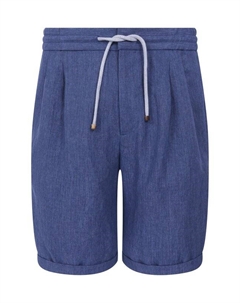 Льняные шорты Brunello cucinelli
