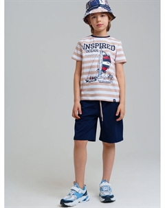 Комплект трикотажный для мальчиков: фуфайка (футболка), шорты Playtoday tween