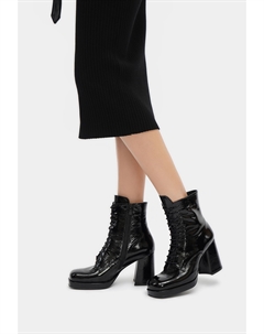 Ботильоны из натуральной лаковой кожи Mario berlucci