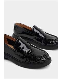 Лоферы из натуральной лаковой кожи Mario berlucci