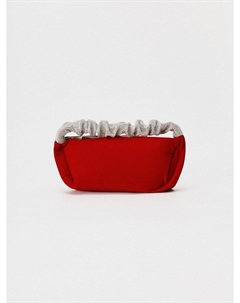 Бархатная сумка со стразами Sela