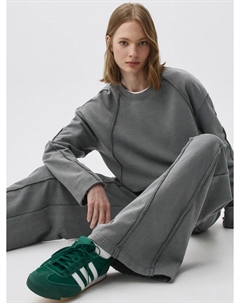 Свитшот оверсайз с декоративными швами Sela