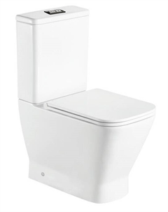 Унитаз-компакт WW ROTBACH 011 GL-WT безободковый, с сиденьем микролифт, белый глянцевый Weltwasser
