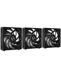 Комплект вентиляторов UNI Fan P28 120 Black, 120 мм, 2600rpm, 32.1 дБ, 4-pin PWM, 3шт, черный (G99.12P283B.R0) Lian li