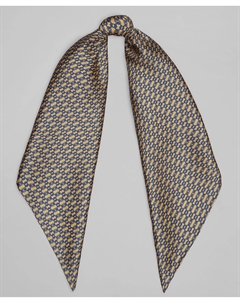 Платок шейный из 100% шёлка NT-0065 YELLOW Henderson