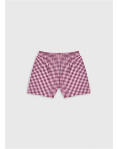 Текстильные трусы-боксеры в клетку, Синий Ostin