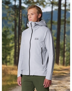 Куртка софтшелл мужская Chockstone Alpine Lt Hooded Jacket, Серый Mountain hardwear