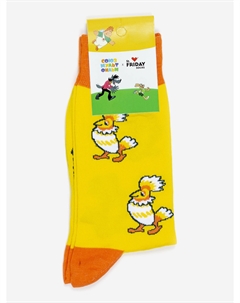 Носки с рисунками St.Friday Socks, Птица говорун, Желтый St. friday
