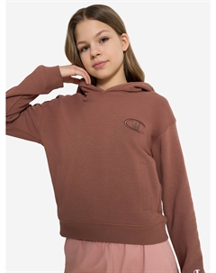 Худи для девочек оверсайз, Коричневый Champion