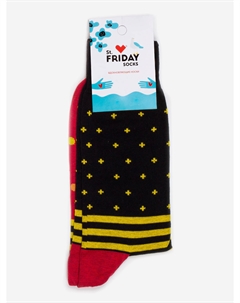 Носки с узорами St.Friday Socks с горошинами Черные, Черный St. friday