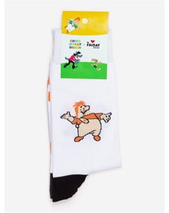 Носки с рисунками St.Friday Socks, Карлсон, Белый St. friday
