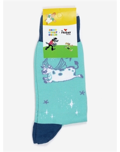 Носки с рисунками St.Friday Socks, Склисс, Голубой St. friday