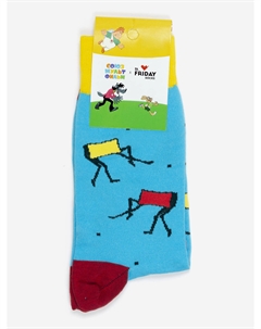 Носки с рисунками St.Friday Socks, Индикатор, Голубой St. friday