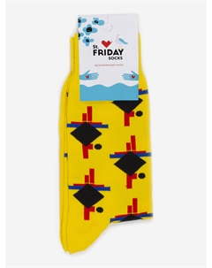 Носки St.Friday Socks x Русский Музей, Эскиз, Чашник, Желтый St. friday