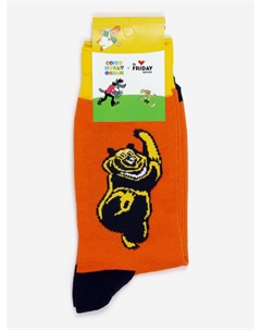 Носки с рисунками St.Friday Socks, Балу, Оранжевый St. friday