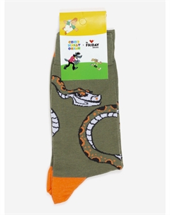 Носки с рисунками St.Friday Socks, Каа, Зеленый St. friday