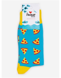 Носки с рисунками St.Friday Socks, Пицца, Желтый St. friday