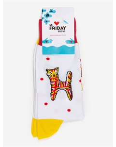 Носки с рисунками St.Friday Socks, Филимоновская игрушка, Белый St. friday