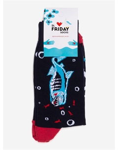 Носки с рисунками St.Friday Socks, Левиафан, Черный St. friday
