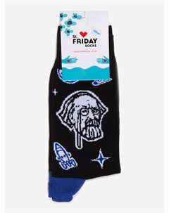 Носки с рисунками St.Friday Socks, Циолковский, Черный St. friday