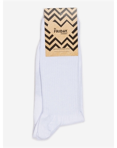 Носки однотонные спортивные St.Friday Socks, Белые, Белый St. friday