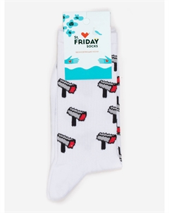 Носки с рисунками St.Friday Socks, Камеры, Белый St. friday