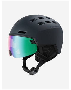Шлем горнолыжный Radar Photo с визором S1-S3 (VLT 46-16%), Черный Head