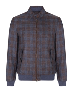 Бомбер из шерсти и шелка Gallotti