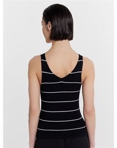 Топ женский черный в полоску Mark formelle