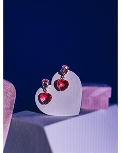 Серьги со стразами Qf