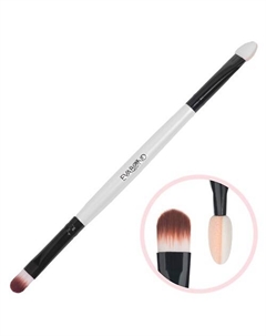 Кисть макияжная двухсторонняя для теней с аппликатором Evabond