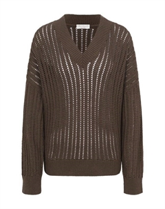 Хлопковый свитер Brunello cucinelli