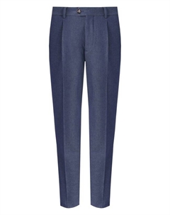 Брюки из хлопка и кашемира Brunello cucinelli