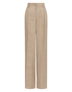 Брюки изо льна и хлопка Tagliatore 0205