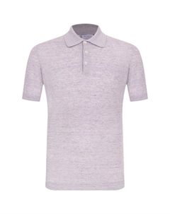 Поло изо льна и хлопка Brunello cucinelli