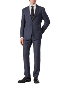 Костюм из шерсти и шелка Giorgio armani