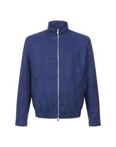 Бомбер изо льна и шерсти Brunello cucinelli