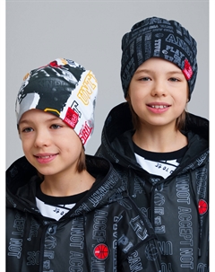 Шапка трикотажная для мальчиков, 2 шт в комплекте Playtoday tween