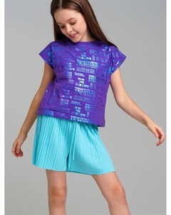 Фуфайка трикотажная для девочек (футболка) Playtoday tween