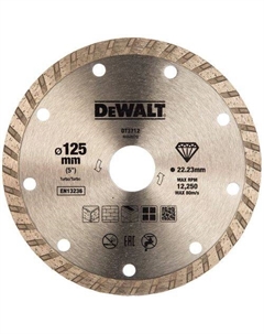 Алмазный диск DT3712, универсальный, 125мм, 2.2мм, 22.2мм Dewalt