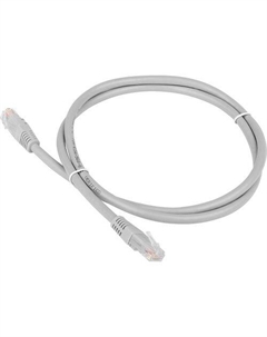 Патч-корд LanMaster вилка RJ-45, вилка RJ-45, кат.6, ПВХ, 10м, серый Lanmaster
