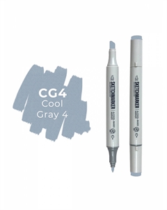 Маркер двухсторонний на спиртовой основе Цвет Прохладный серый 4 Sketchmarker