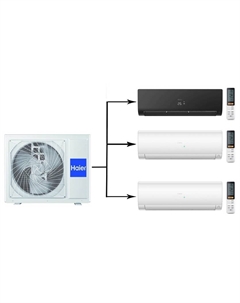 Мульти сплит-система на 3 комнаты Haier