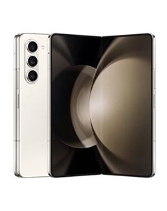 Смартфон Samsung Galaxy Z Fold5, 7.6" 2176x1812 Dynamic AMOLED 2X, Qualcomm Snapdragon 8 Gen 2, 12Gb RAM, 512Gb, 3G/4G/5G, NFC, Wi-Fi, BT, 3xCam, 2-Sim, 4400 мА⋅ч, USB Type-C, Android 13, бежевый (SM-