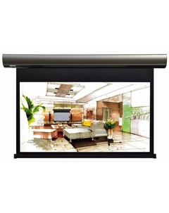 Экран для проектора рулонный Cinema Control LCC-100105, настенно-потолочный моторизированный, 106" 16:9 185x243 MWFG, ПДУ, титаниум (LCC-100105) Lumien